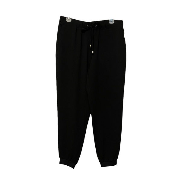 RAFAELLA (NWT) BLACK WOMEN’S JOGGERS SIZE LARGE - Picture 1 of 7